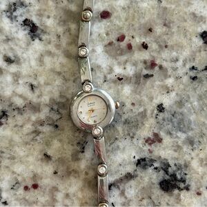 Galaxie By Elgin Two-Tone Silver and Gold Women's Bracelet Watch